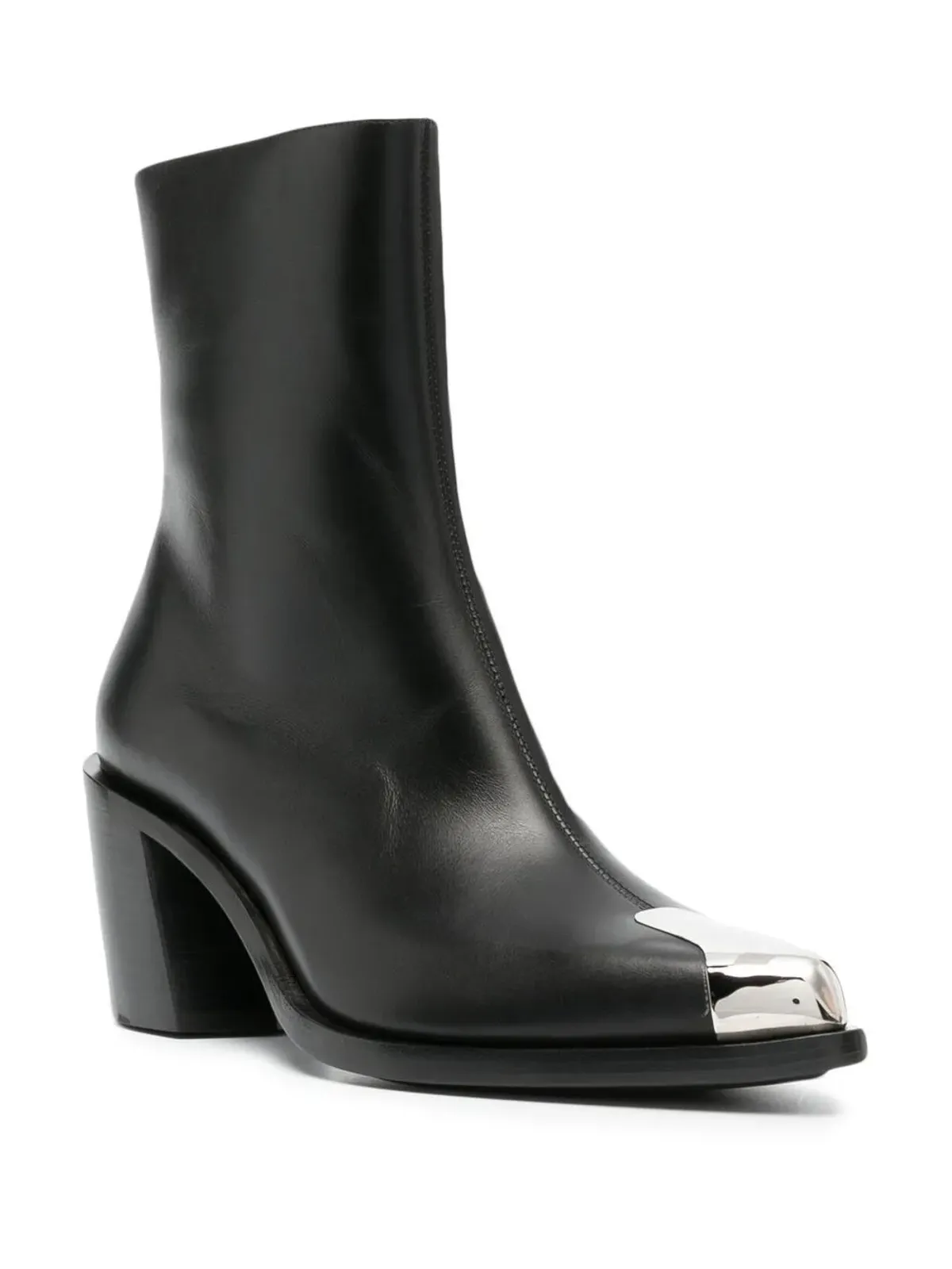 Alexander McQueen ポインテッドトゥ アンクルブーツ - 画像2