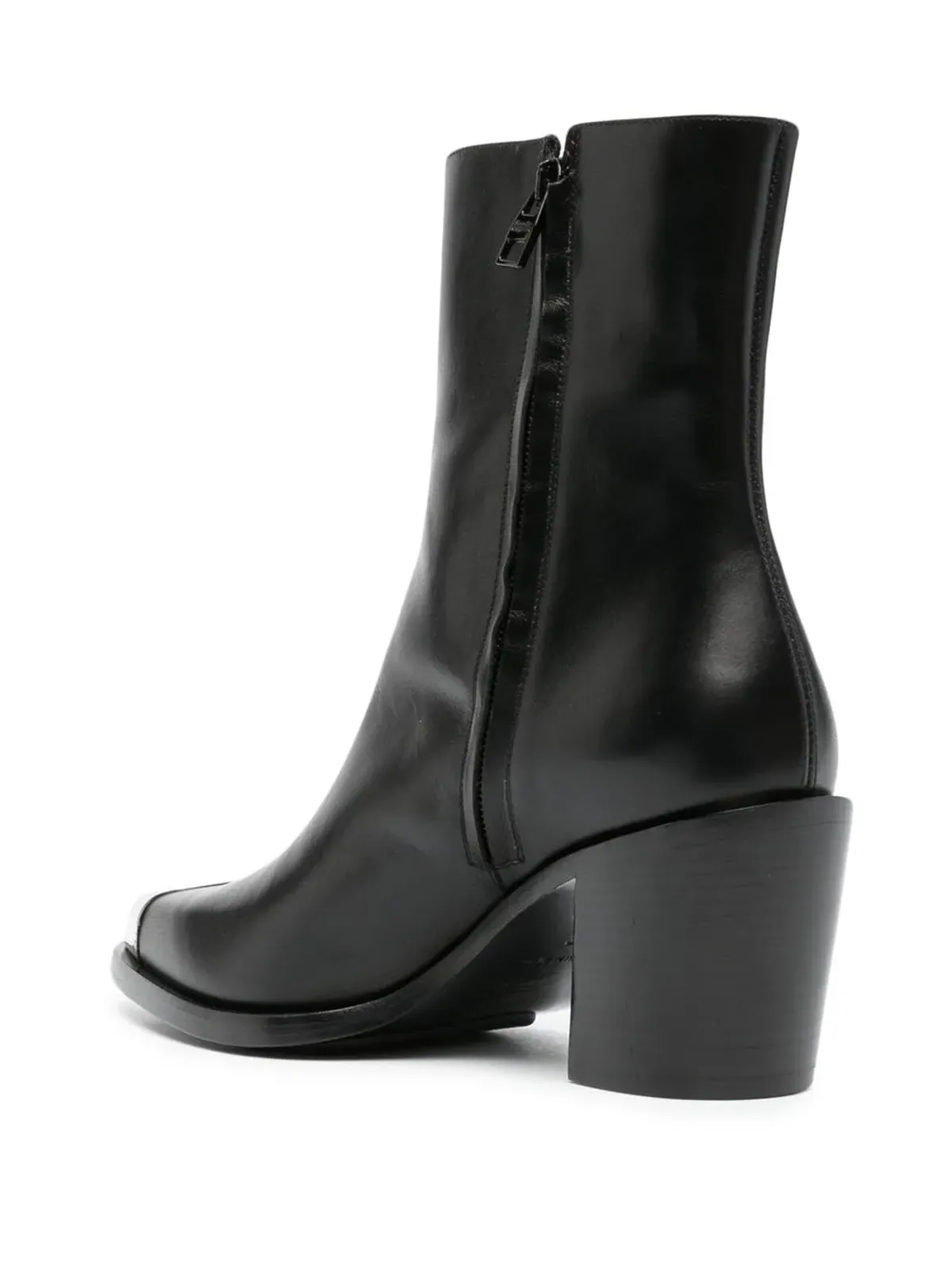 Alexander McQueen ポインテッドトゥ アンクルブーツ - 画像3