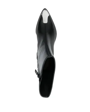 Alexander McQueen ポインテッドトゥ アンクルブーツ - サムネイル4