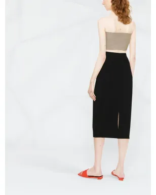 Victoria Beckham ニットミディペンシルスカート - サムネイル3