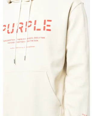 Purple Brand ステンシルロゴプリントフーディ - サムネイル5