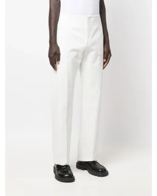 Ferragamo ハイウエストストレートパンツ（ホワイト） - サムネイル3