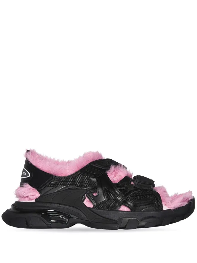 Balenciaga Balenciaga コントラストストラップ サンダル - ブラックの商品画像
