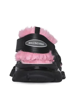 Balenciaga コントラストストラップ サンダル - ブラック - サムネイル3