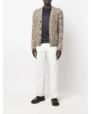 Ferragamo チャンクニットVネックカーディガン - イエロー - サムネイル2