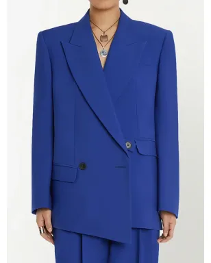 Alexander McQueen アシンメトリック ダブルブレスト ブレザー - サムネイル5