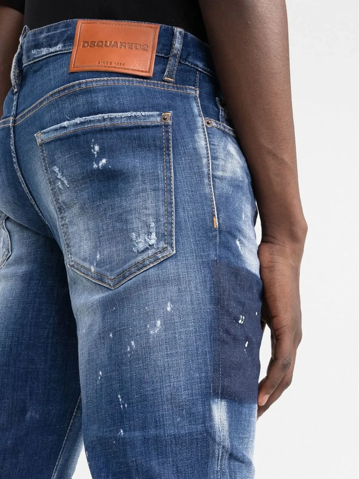 DSQUARED2 ペイントスプラッター加工デニムジーンズ - 画像5