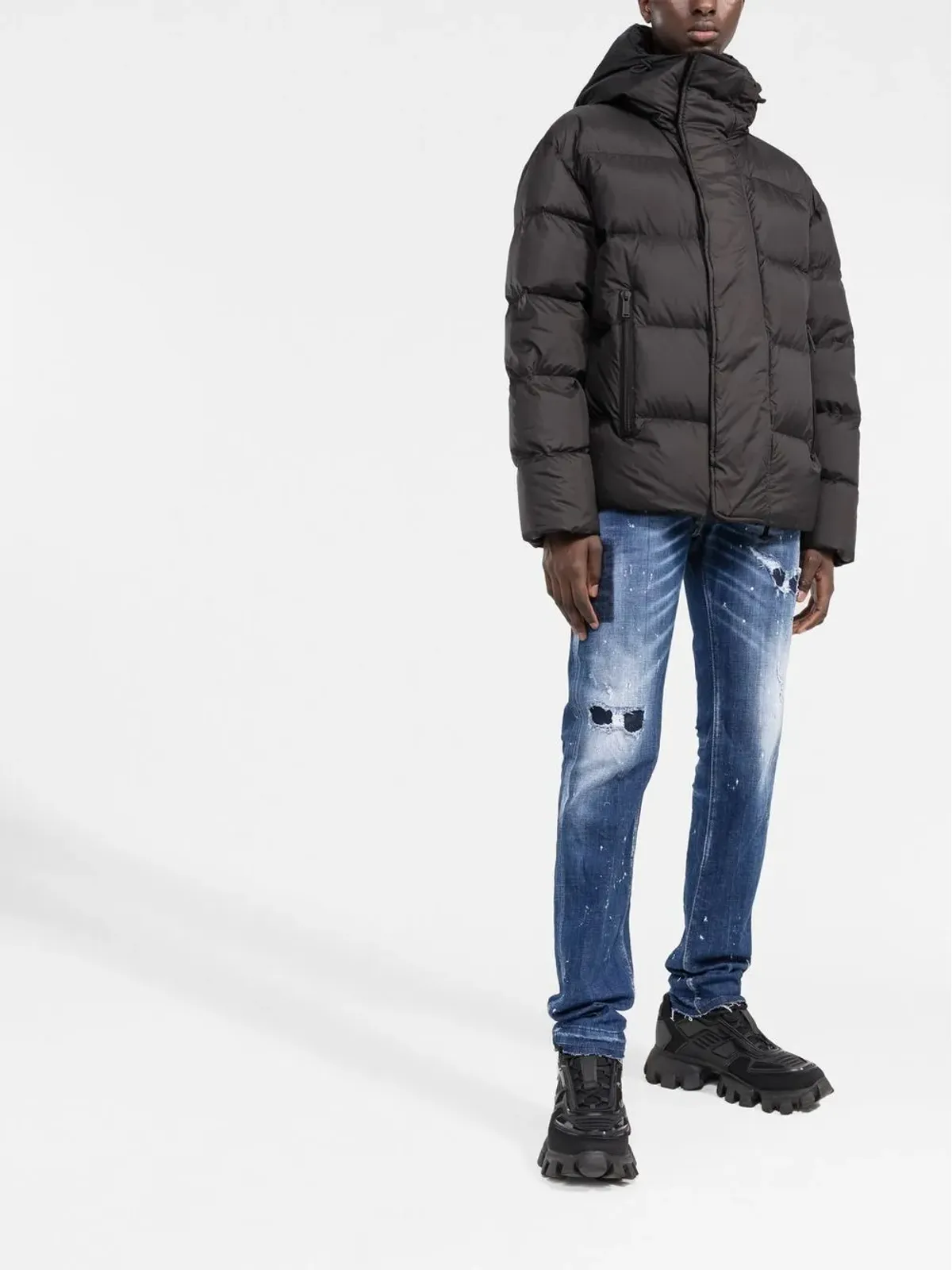 DSQUARED2 ペイントスプラッター加工デニムジーンズ - 画像2
