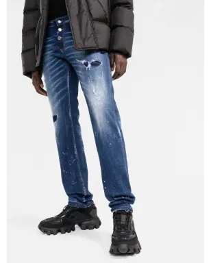 DSQUARED2 ペイントスプラッター加工デニムジーンズ - サムネイル3