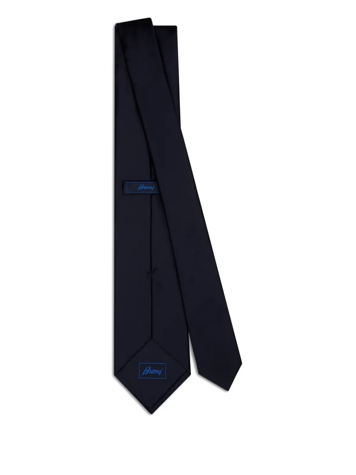 Brioni ブリオーニ プレーンシルクタイ - 画像3