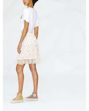 See by Chloé チェリー柄のギャザー入りスカート - サムネイル3