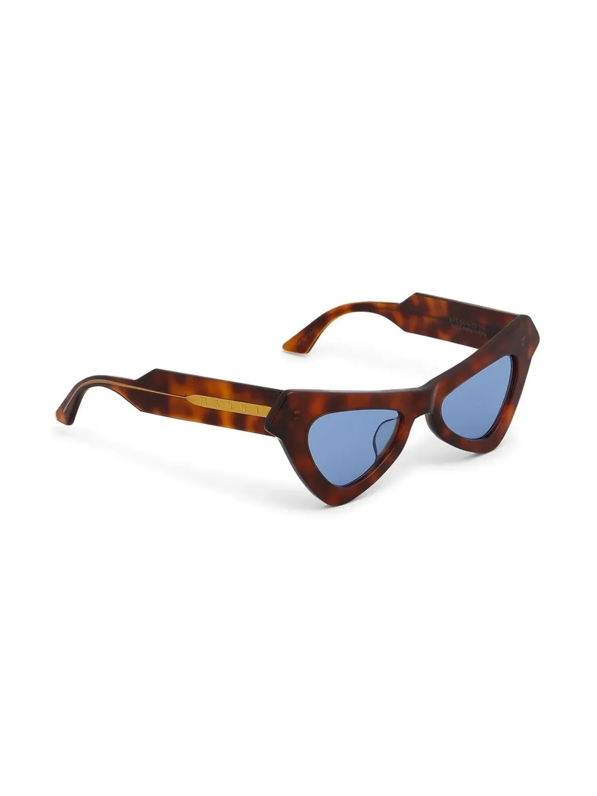 Marni Eyewear フェアリープール 三角フレーム サングラス - レッド - 画像2