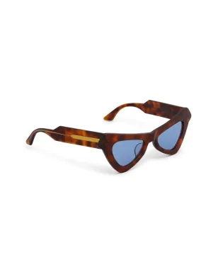 Marni Eyewear フェアリープール 三角フレーム サングラス - レッド - サムネイル2