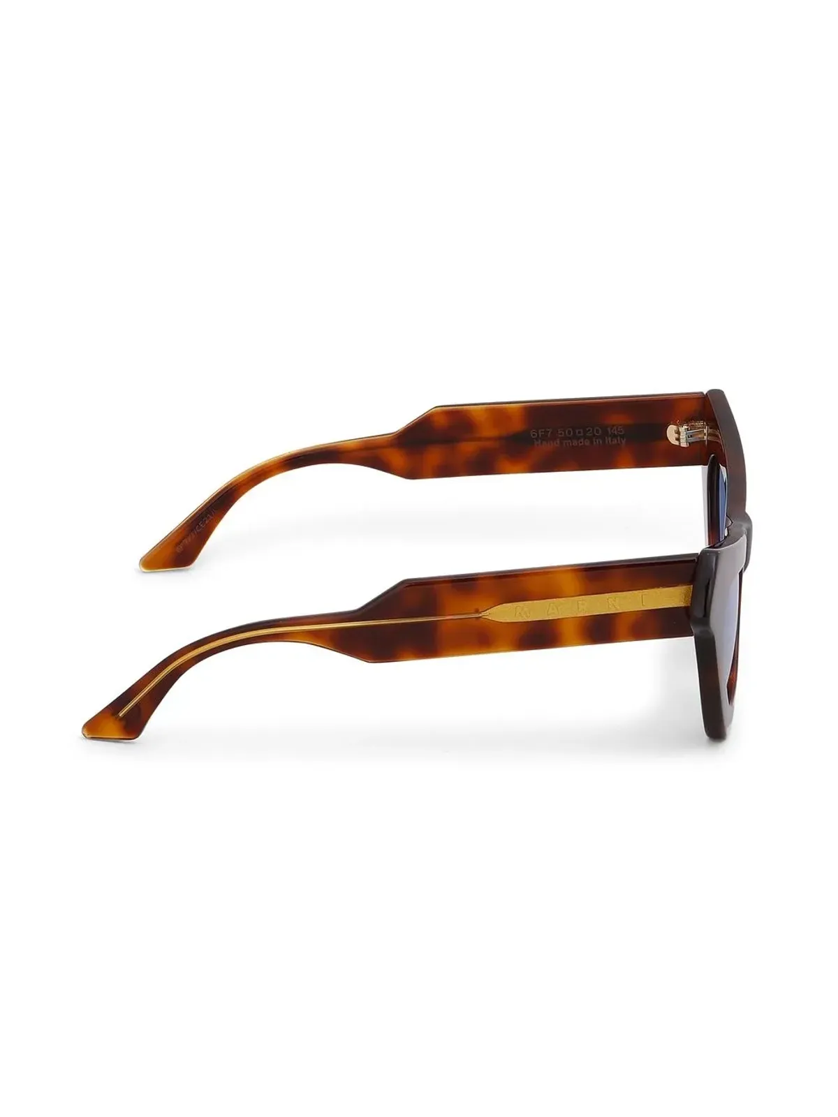 Marni Eyewear フェアリープール 三角フレーム サングラス - レッド - 画像3