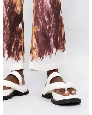 Marni グラフィックプリント フレアパンツ - サムネイル5