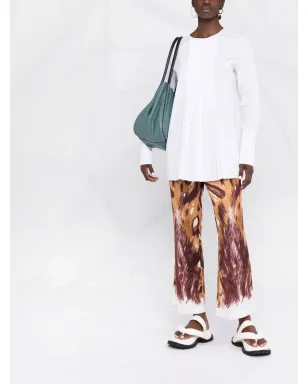 Marni グラフィックプリント フレアパンツ - サムネイル2