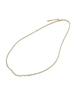 Saint Laurent チェーンリンクネックレス ゴールド - サムネイル1