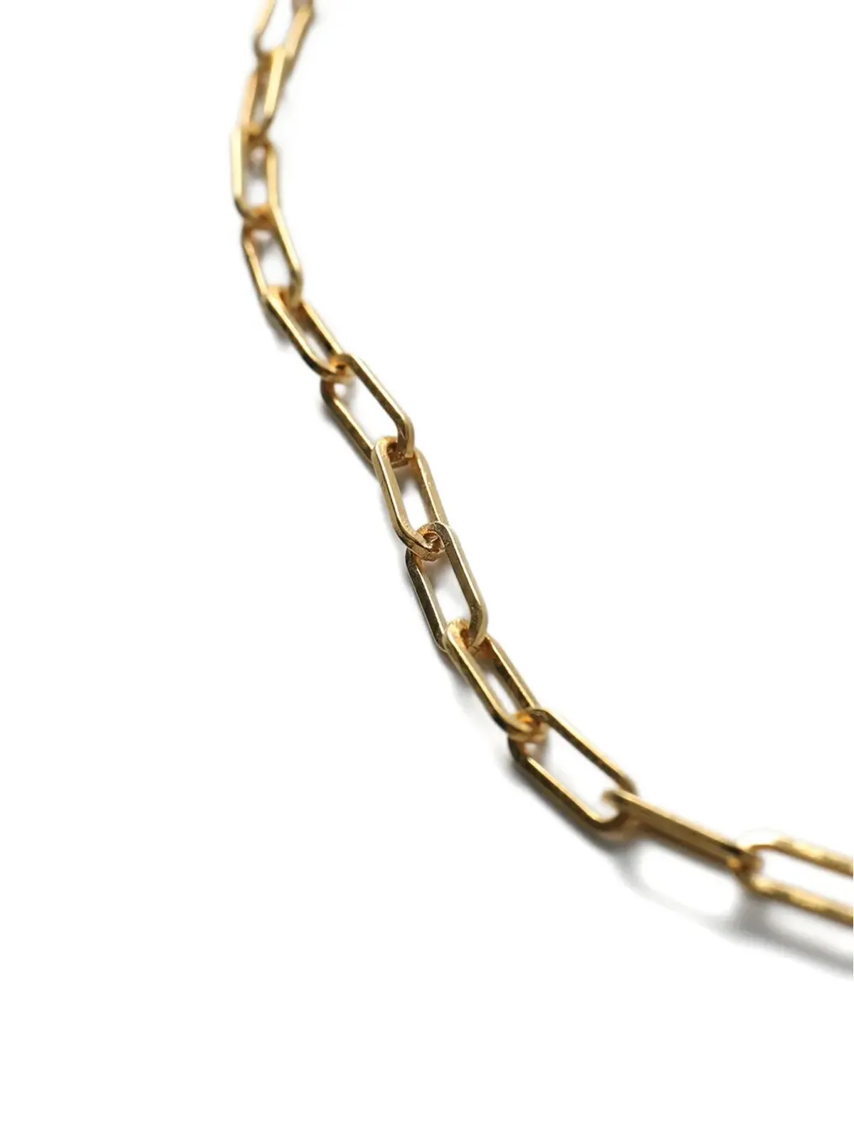 Saint Laurent チェーンリンクネックレス ゴールド - 画像3
