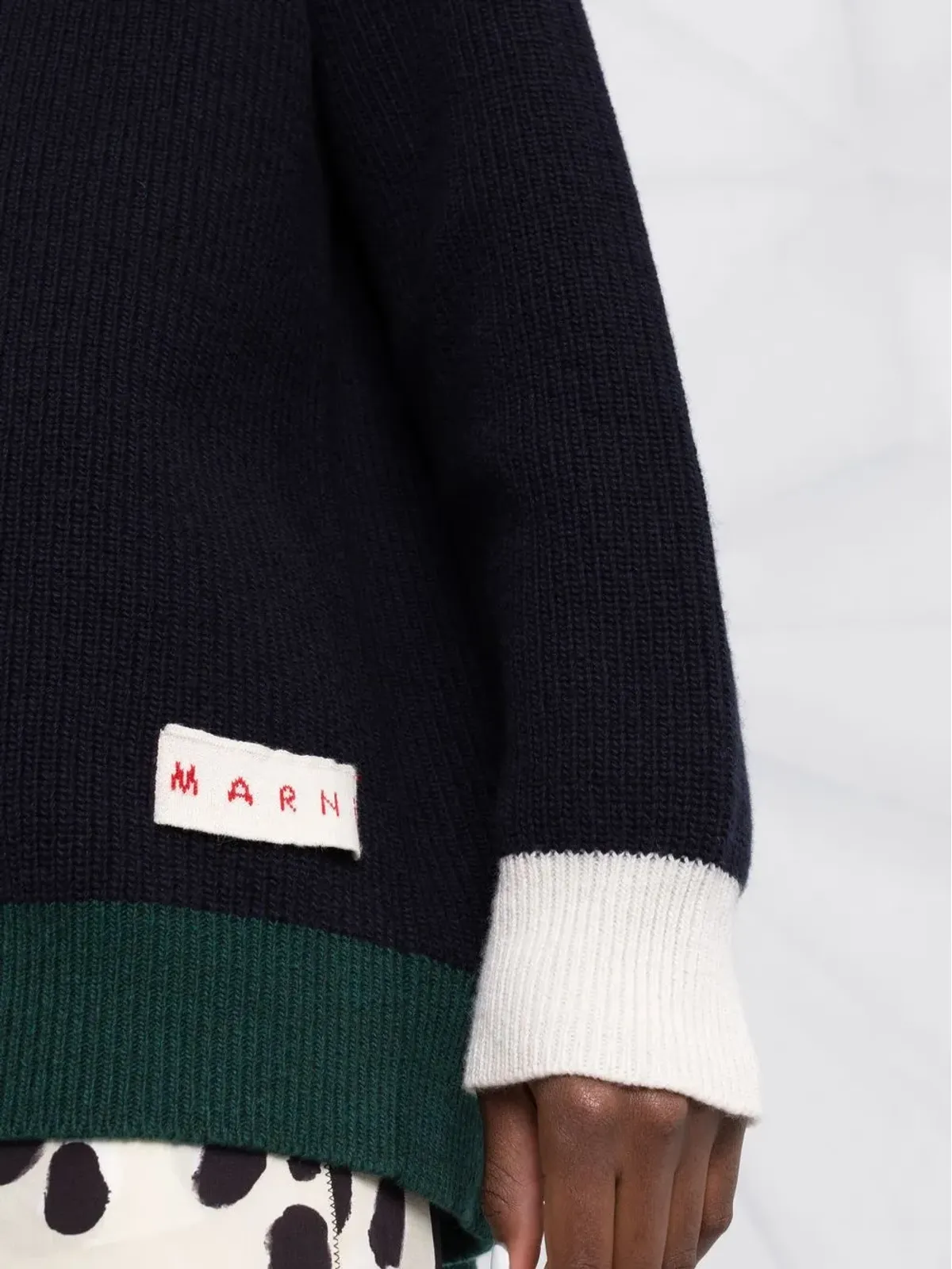 Marni Vネックリブニットカーディガン - 画像5