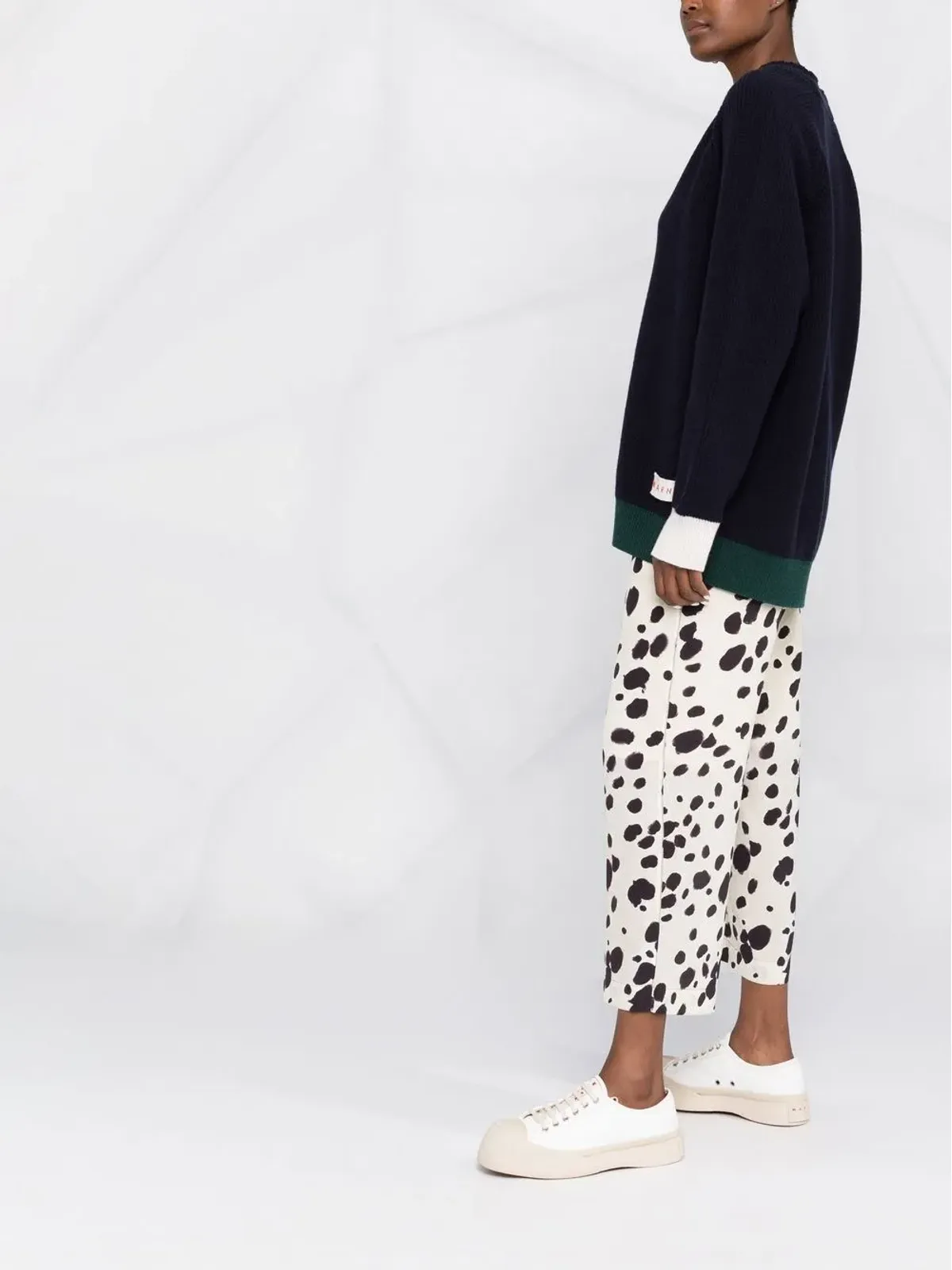 Marni Vネックリブニットカーディガン - 画像4