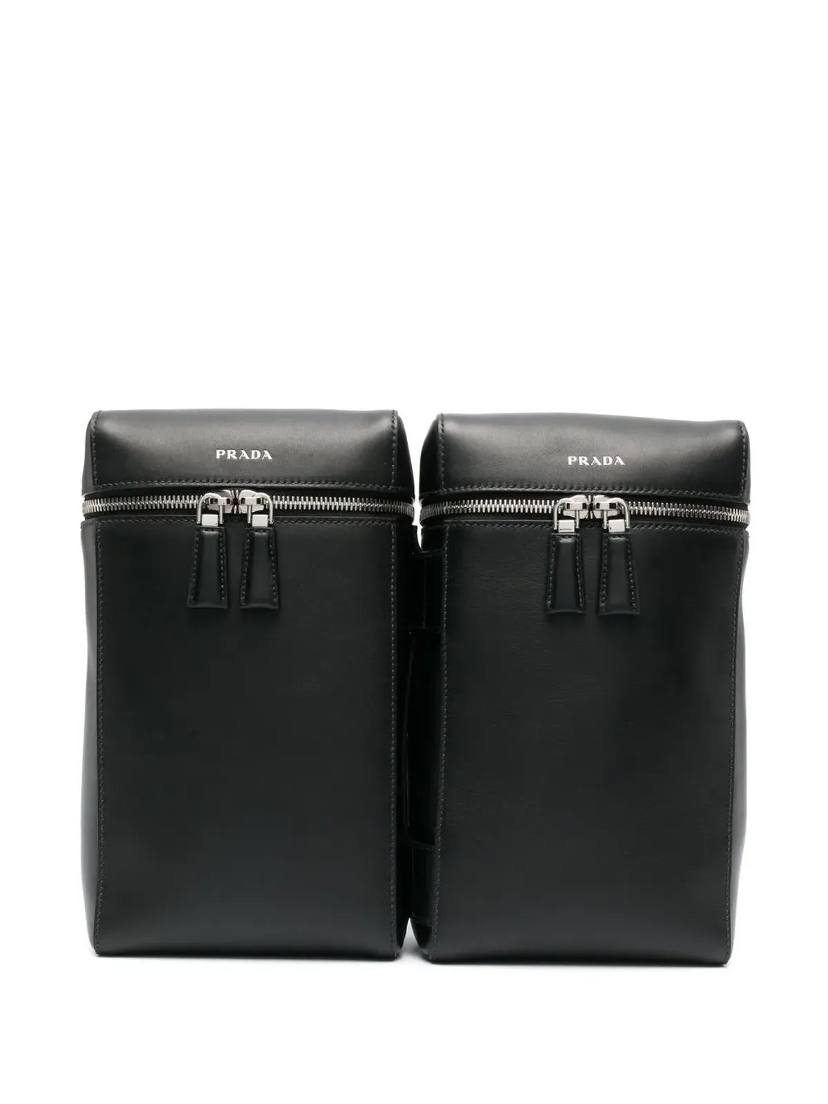 Prada ダブルレザー バックパック - 画像1