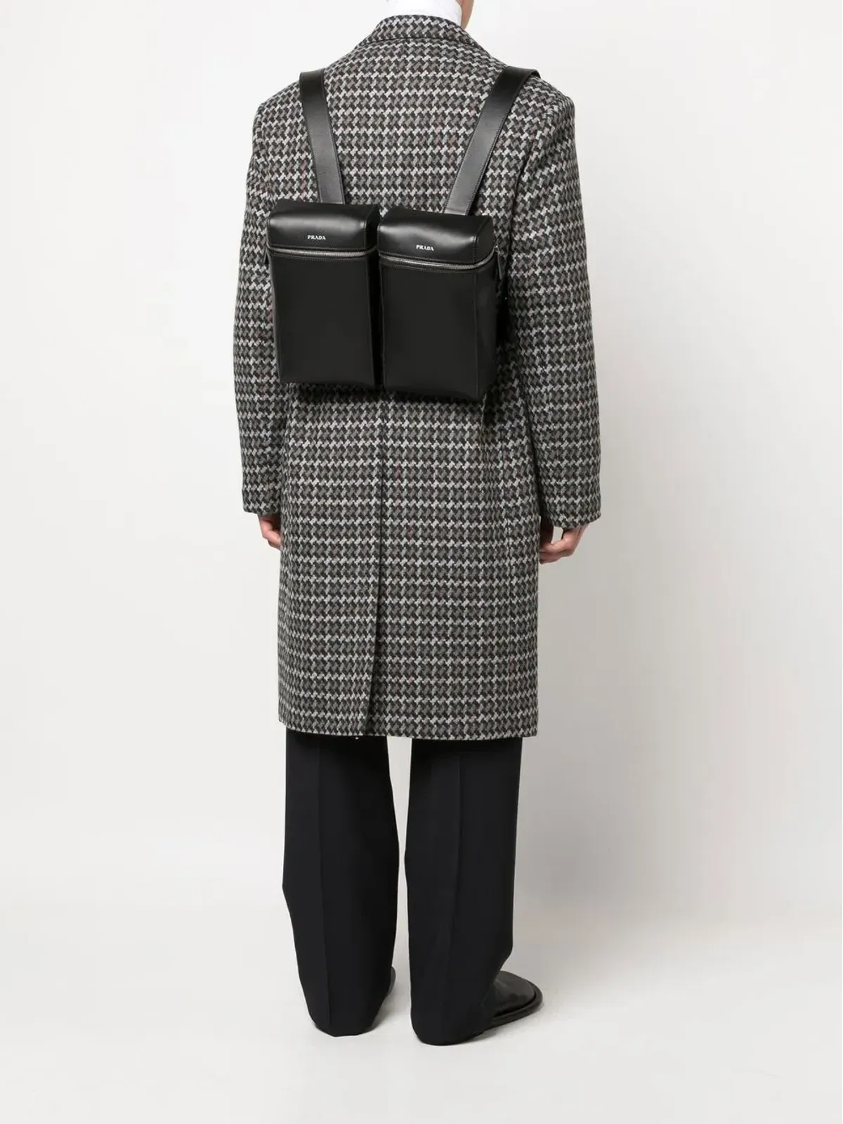 Prada ダブルレザー バックパック - 画像2