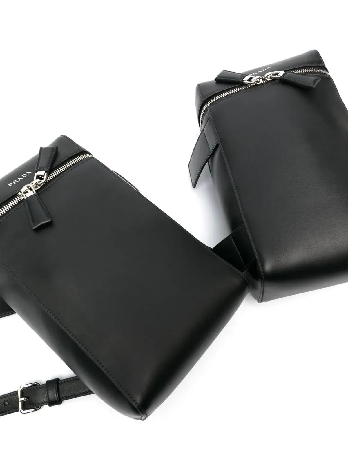 Prada ダブルレザー バックパック - 画像4