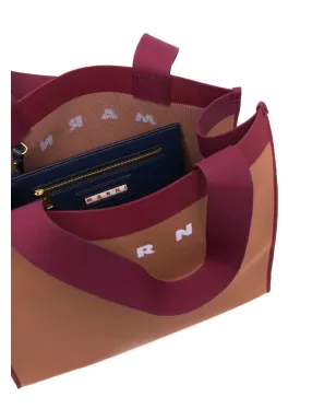 Marni ロゴプリント トートバッグ - オレンジ - サムネイル5
