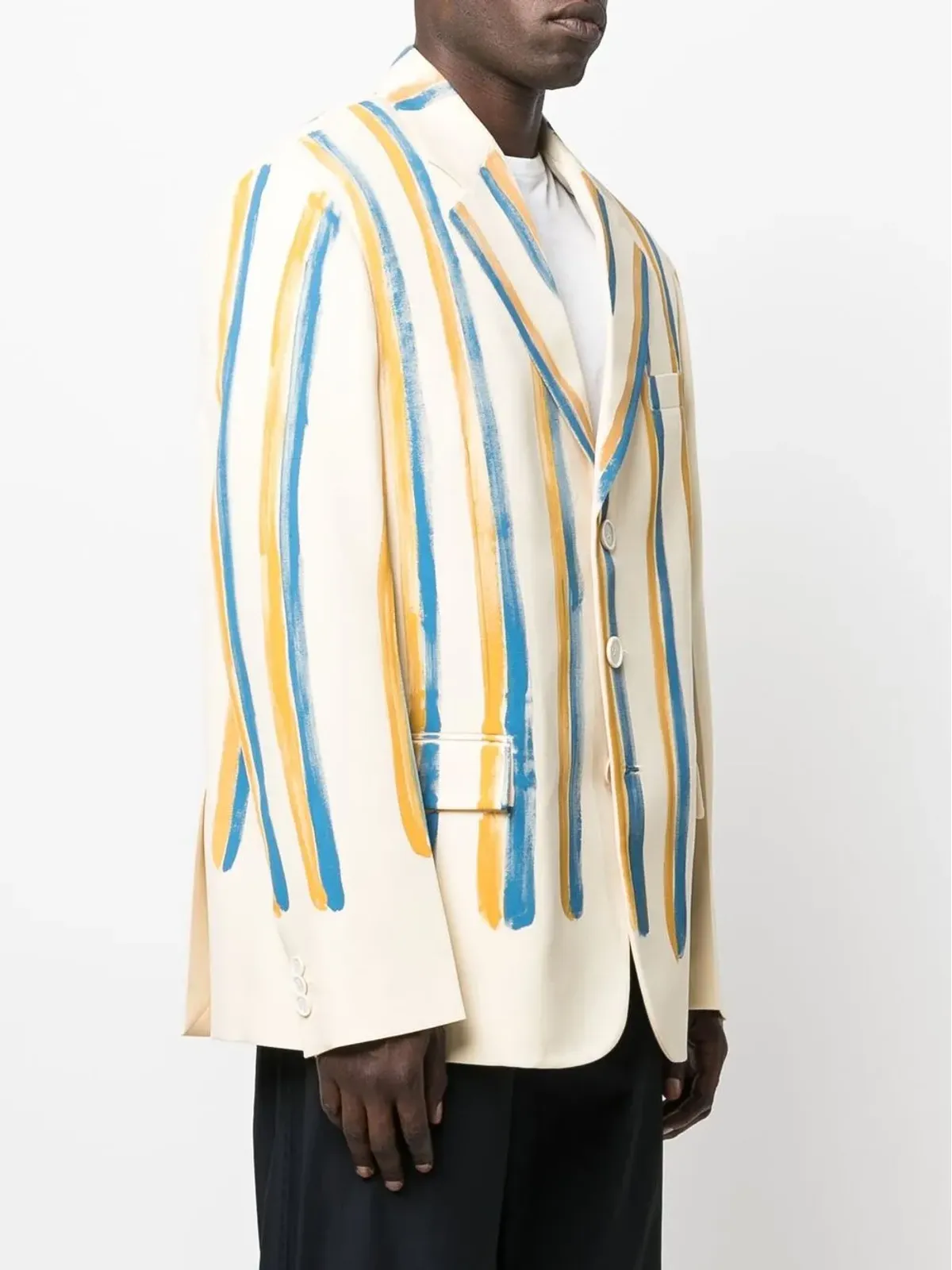 Marni シングルブレストブレザー - イエロー - 画像3