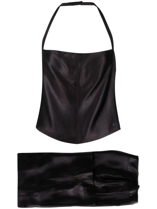 CHANEL Pre-Owned CHANEL Pre-Owned グロスエフェクト トップスとパンツのセットの商品画像