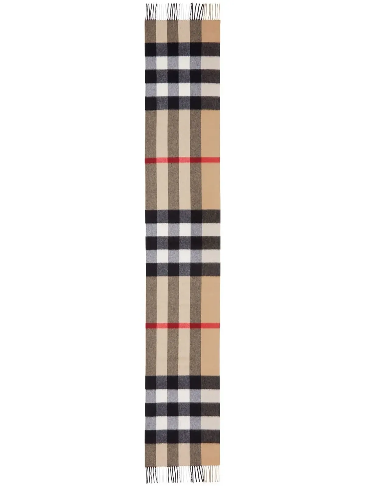 Burberry チェック柄カシミヤスカーフ - 画像1
