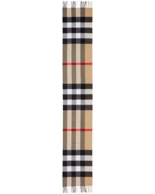 Burberry チェック柄カシミヤスカーフ - サムネイル1