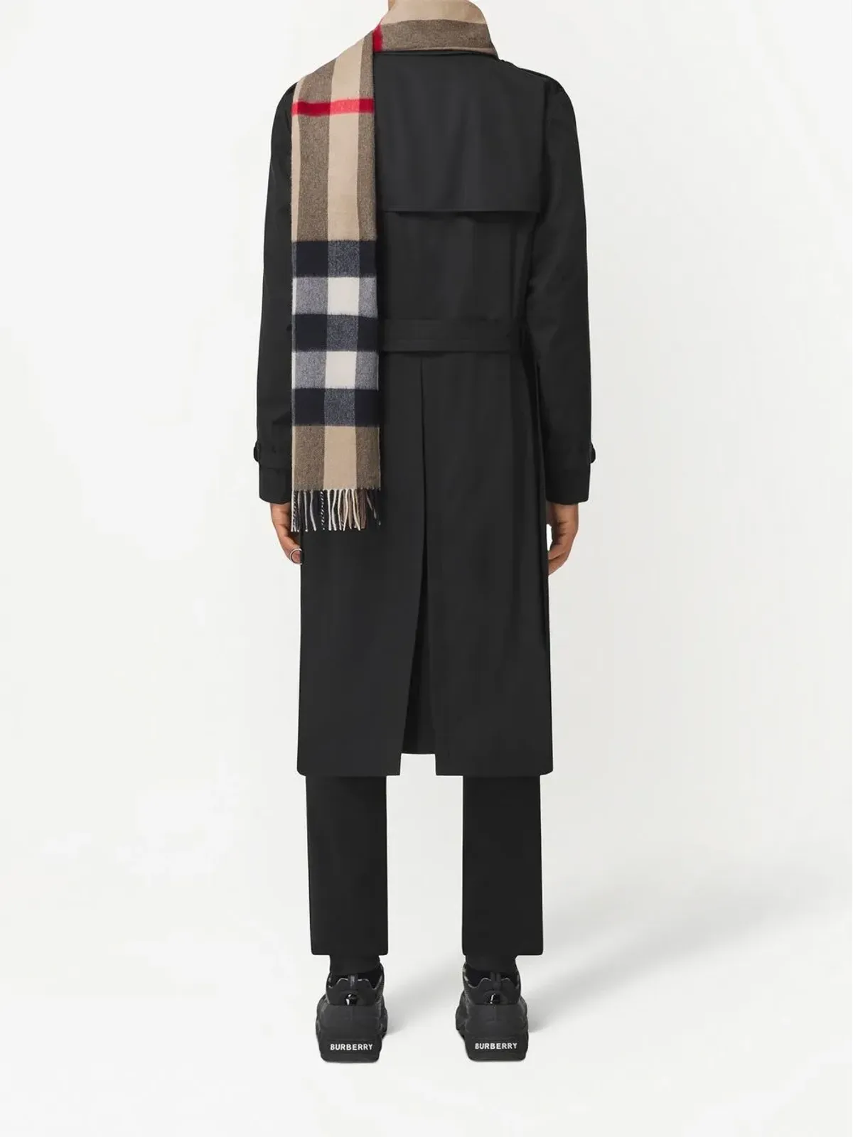 Burberry チェック柄カシミヤスカーフ - 画像2