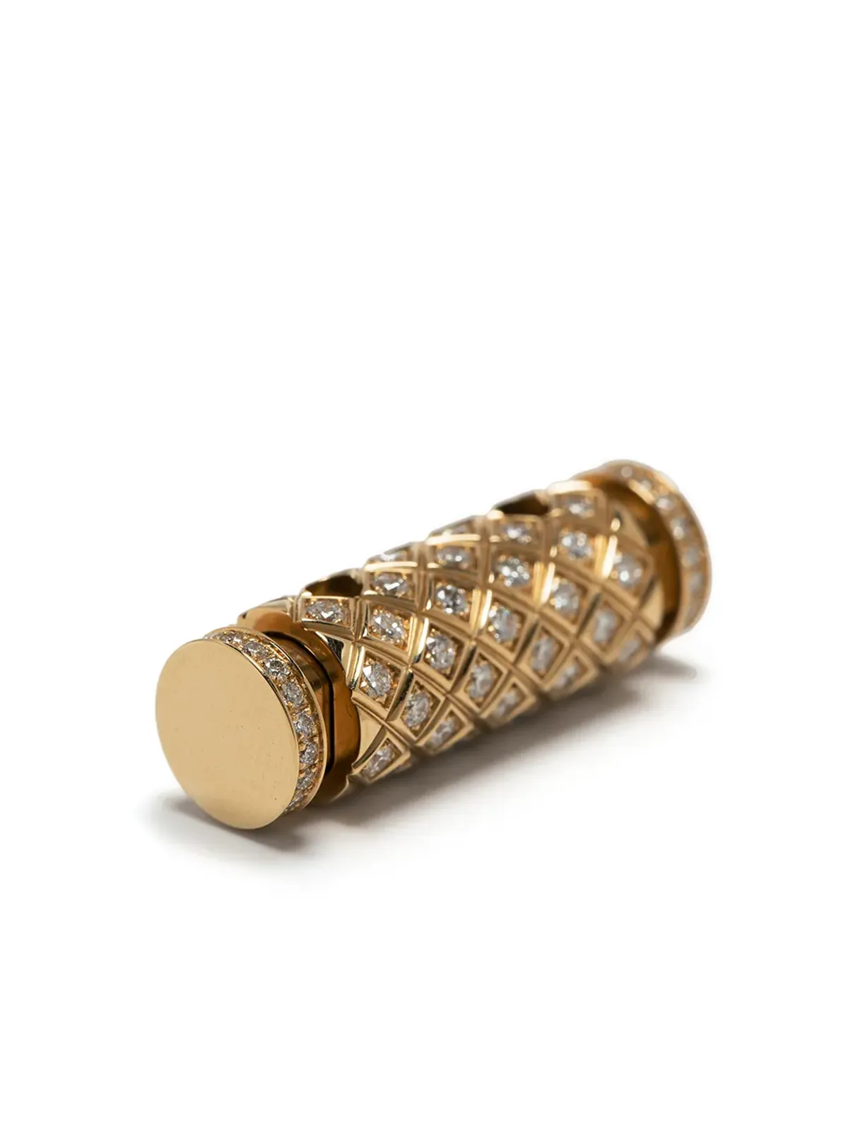 Nouvel Heritage 18kt ローズゴールド セミダイヤモンド パヴェ ラッチ ペンダント - 画像3