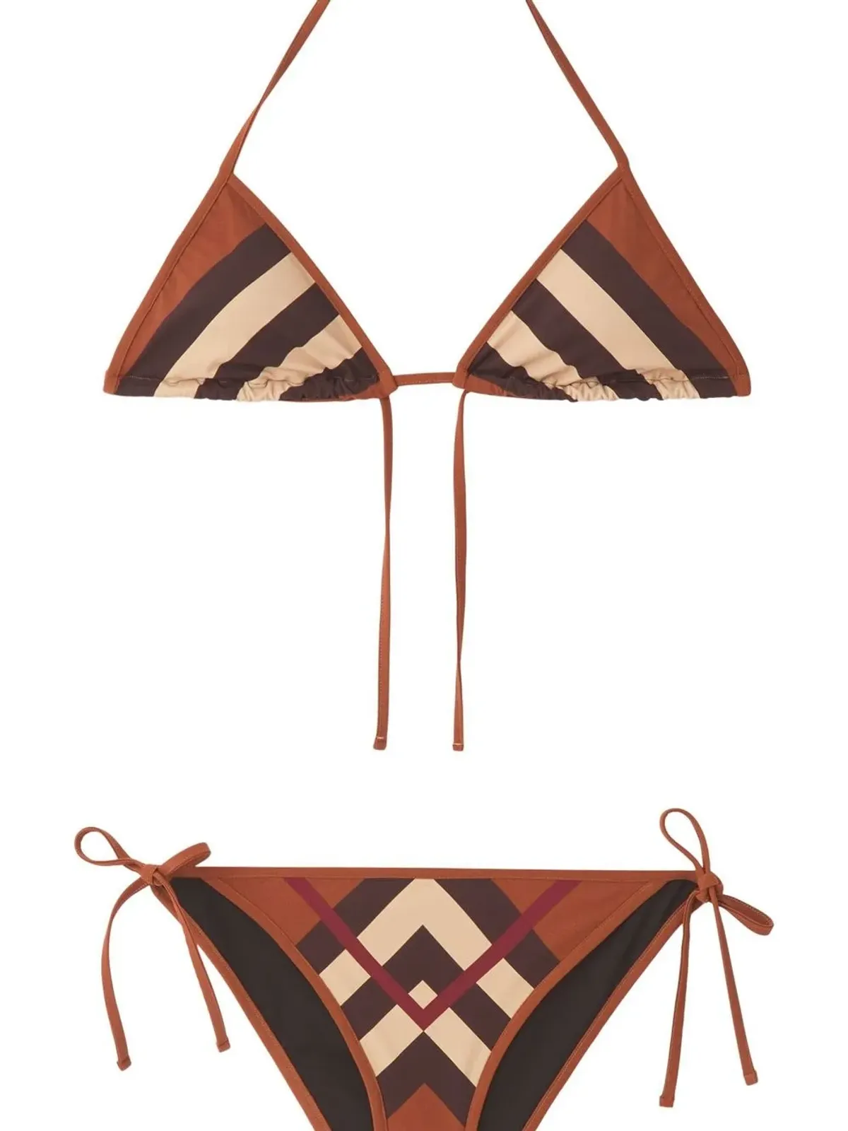 Burberry Chevron Check トライアングルビキニ - 画像5