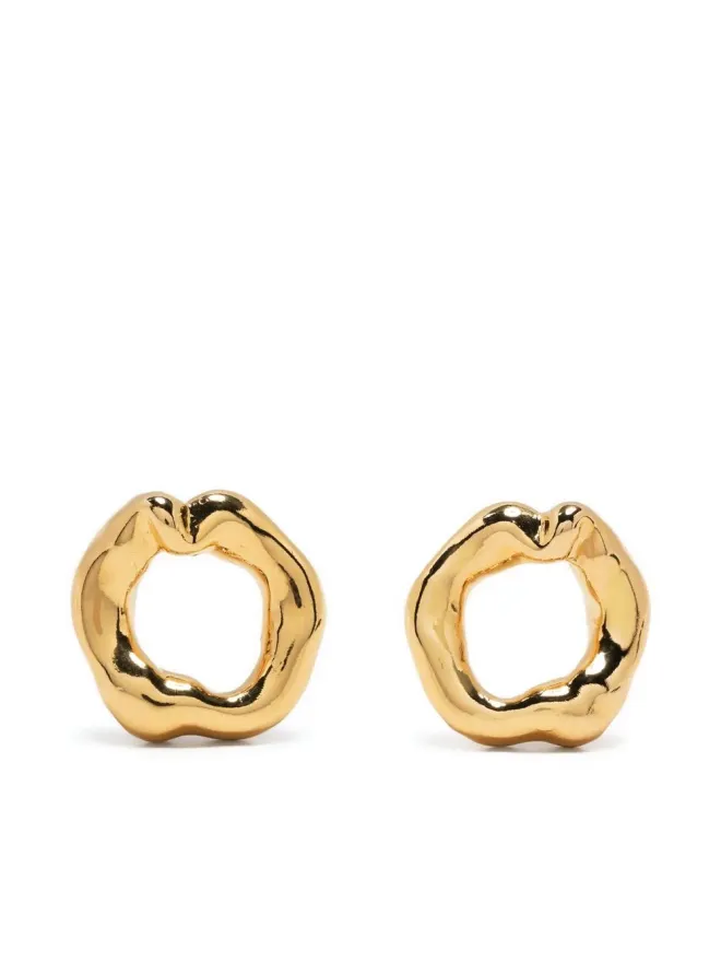 Vann Jewelry Vann Jewelry 不規則な円形イヤリングの商品画像