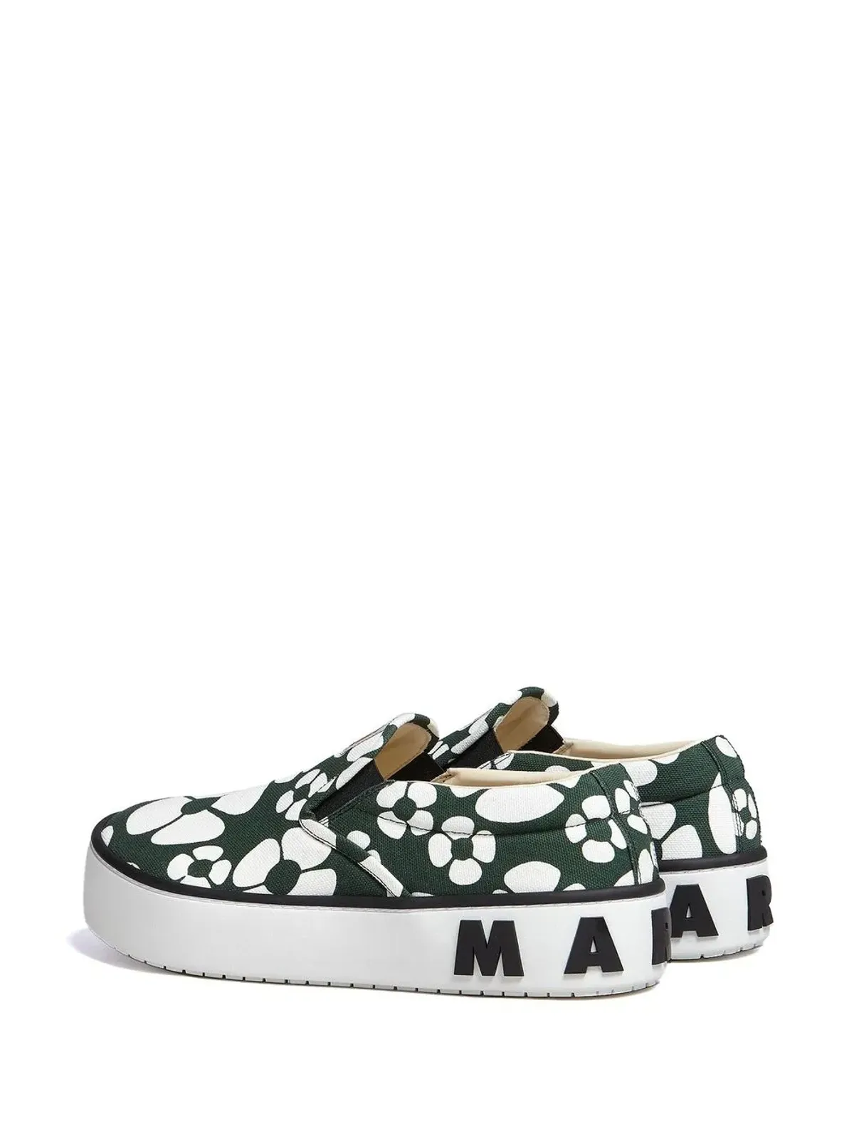 Marni x Carhartt フローラルプリント スリップオン スニーカー - 画像3