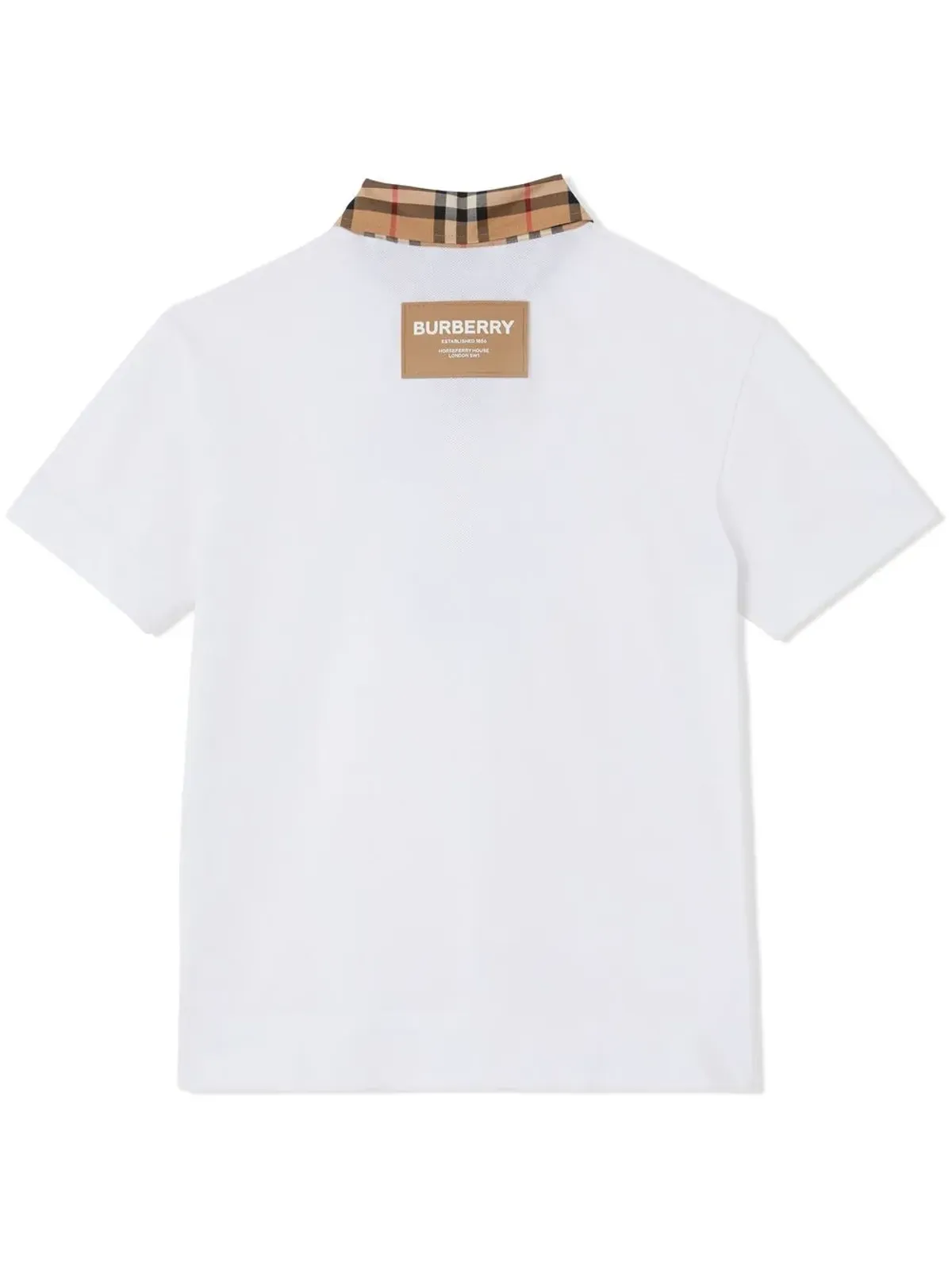 Burberry Kids ヴィンテージチェック ポロシャツ - White - 画像2