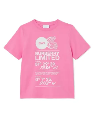 Burberry Kids ロゴプリント半袖Tシャツ - サムネイル1
