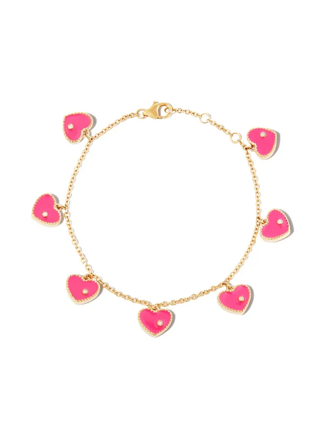 Yvonne Leon Yvonne Léon 9kt イエローゴールド エナメル＆ダイヤモンド ブレスレットの商品画像