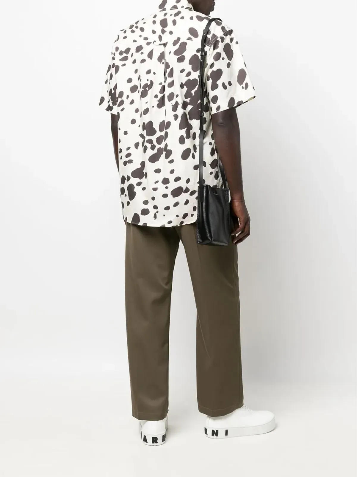 Marni ロゴプリント シングルストラップ ショルダーバッグ - 画像2