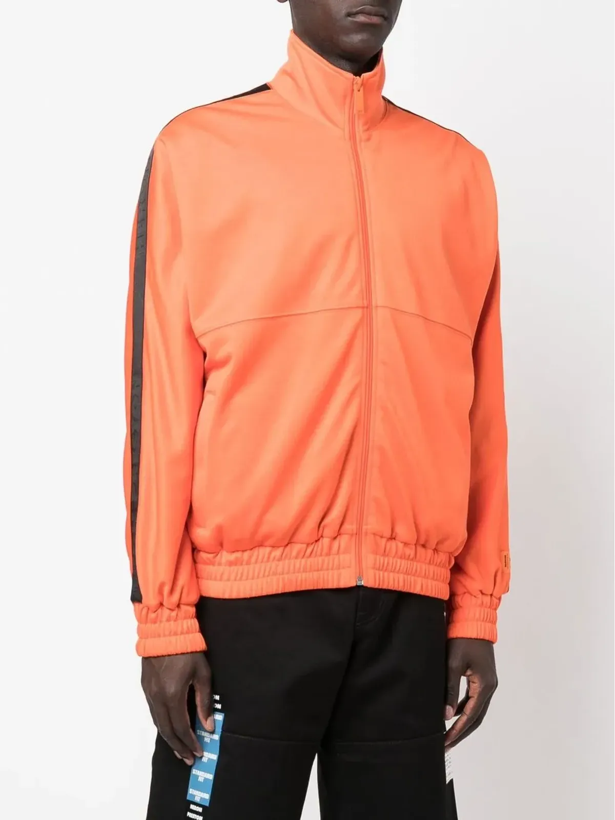 Heron Preston ロゴストライプジップトラックジャケット（オレンジ） - 画像3