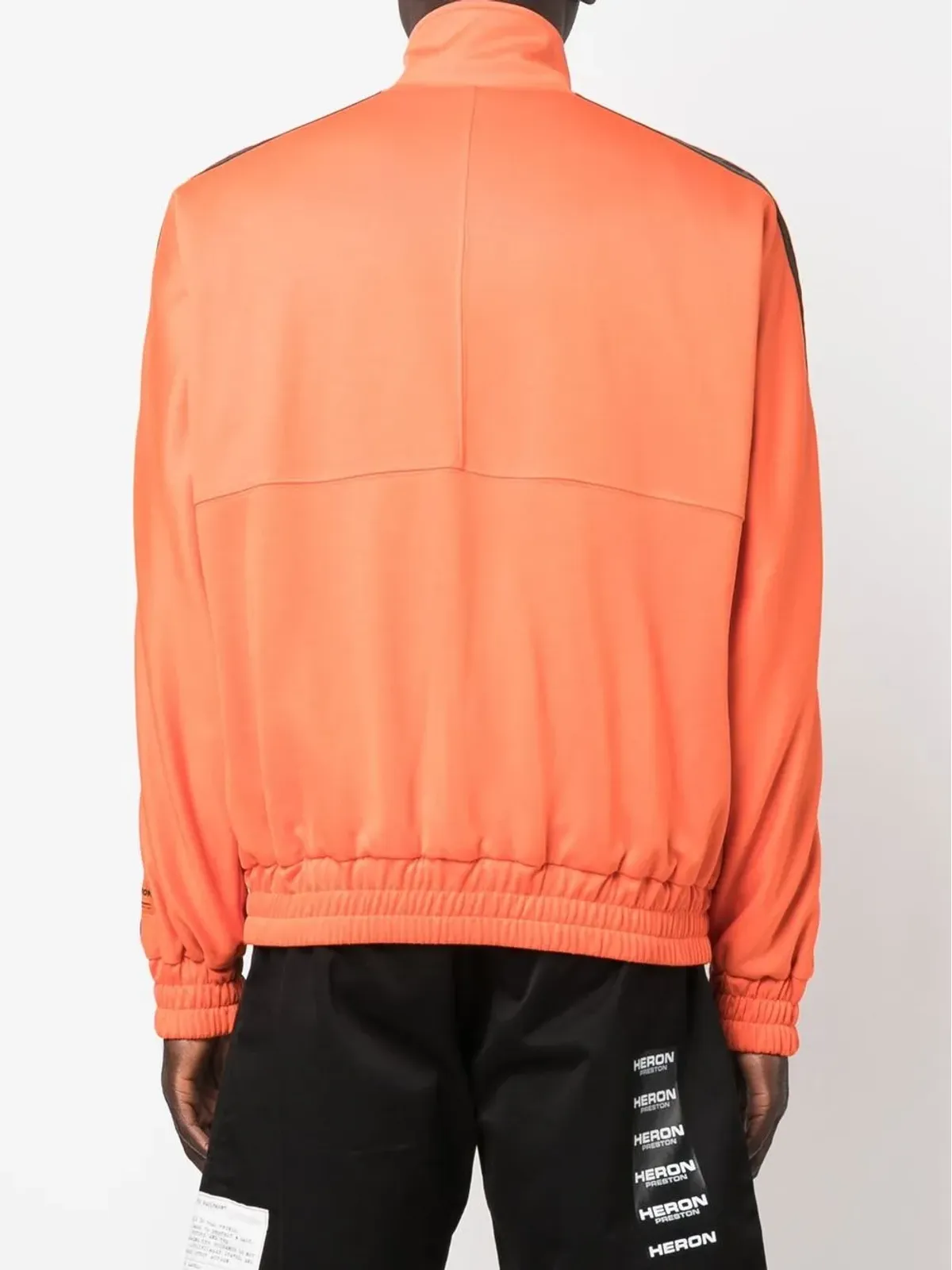 Heron Preston ロゴストライプジップトラックジャケット（オレンジ） - 画像4