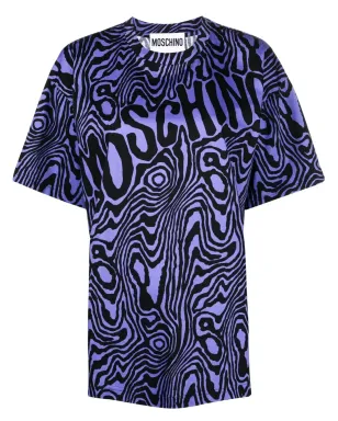 Moschino ゼブラ柄 ラウンドネック Tシャツ - サムネイル1