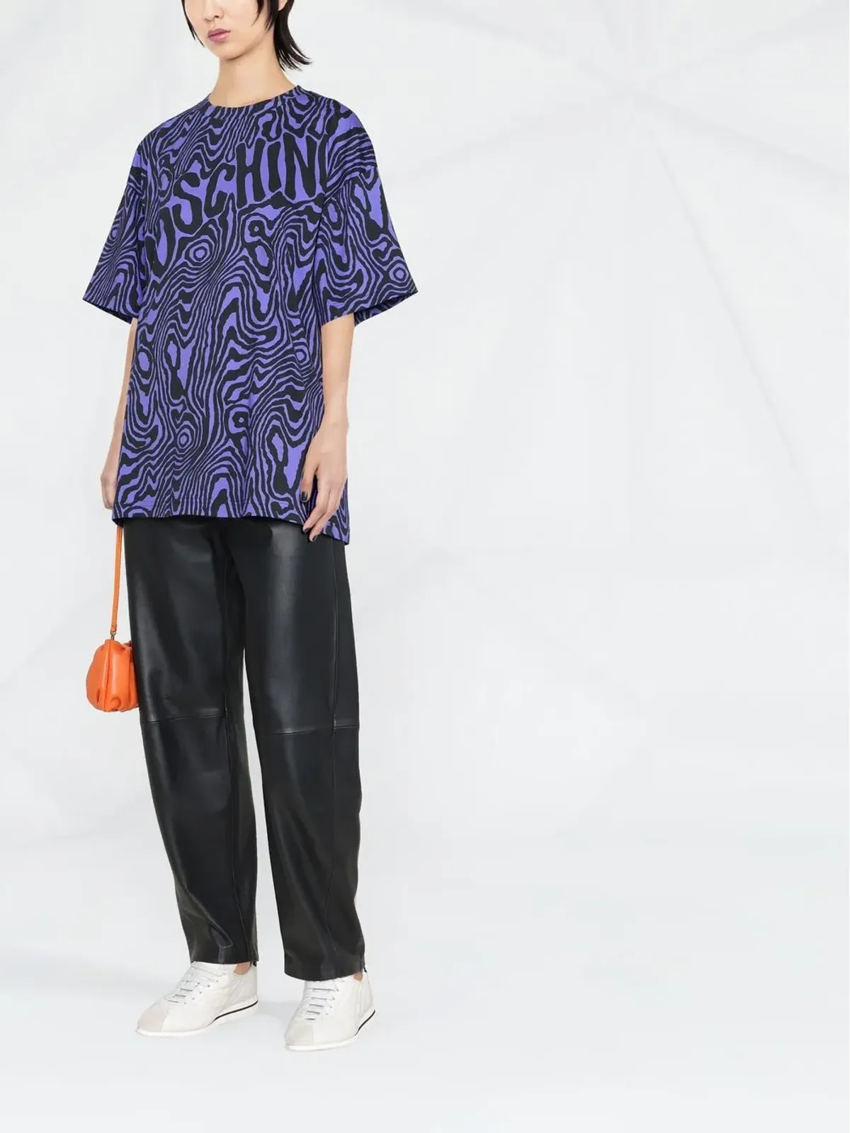 Moschino ゼブラ柄 ラウンドネック Tシャツ - 画像2