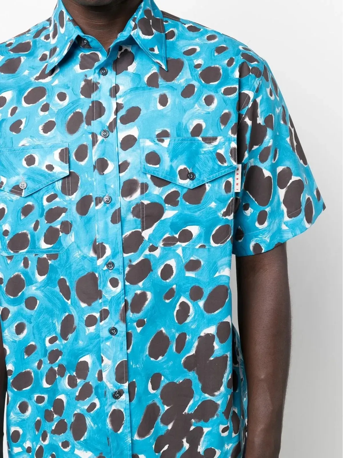 Marni スポットプリント半袖シャツ - 画像5