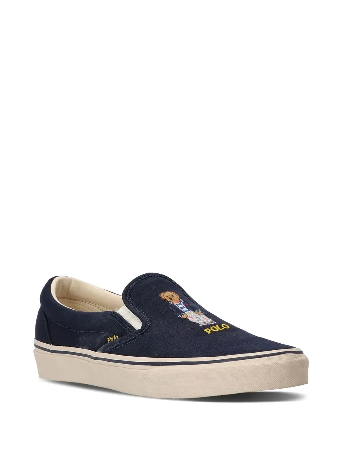 Polo Ralph Lauren Keaton Polo Bear スリップオンスニーカー ブラック - 画像2