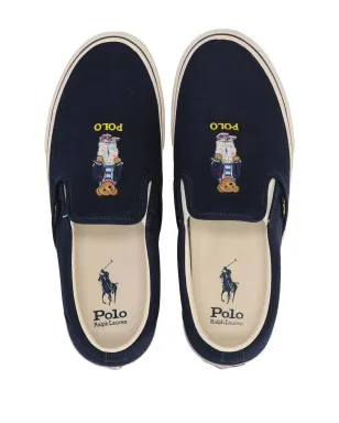 Polo Ralph Lauren Keaton Polo Bear スリップオンスニーカー ブラック - サムネイル4