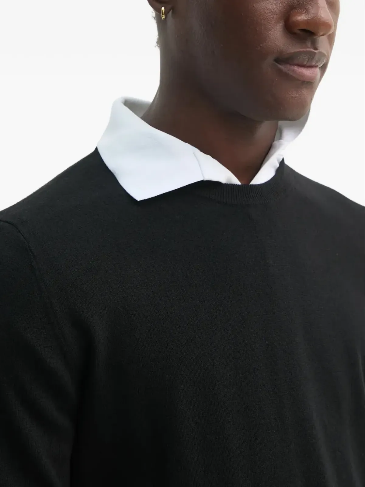 Filippa K クルーネックセーター - ブラック - 画像4