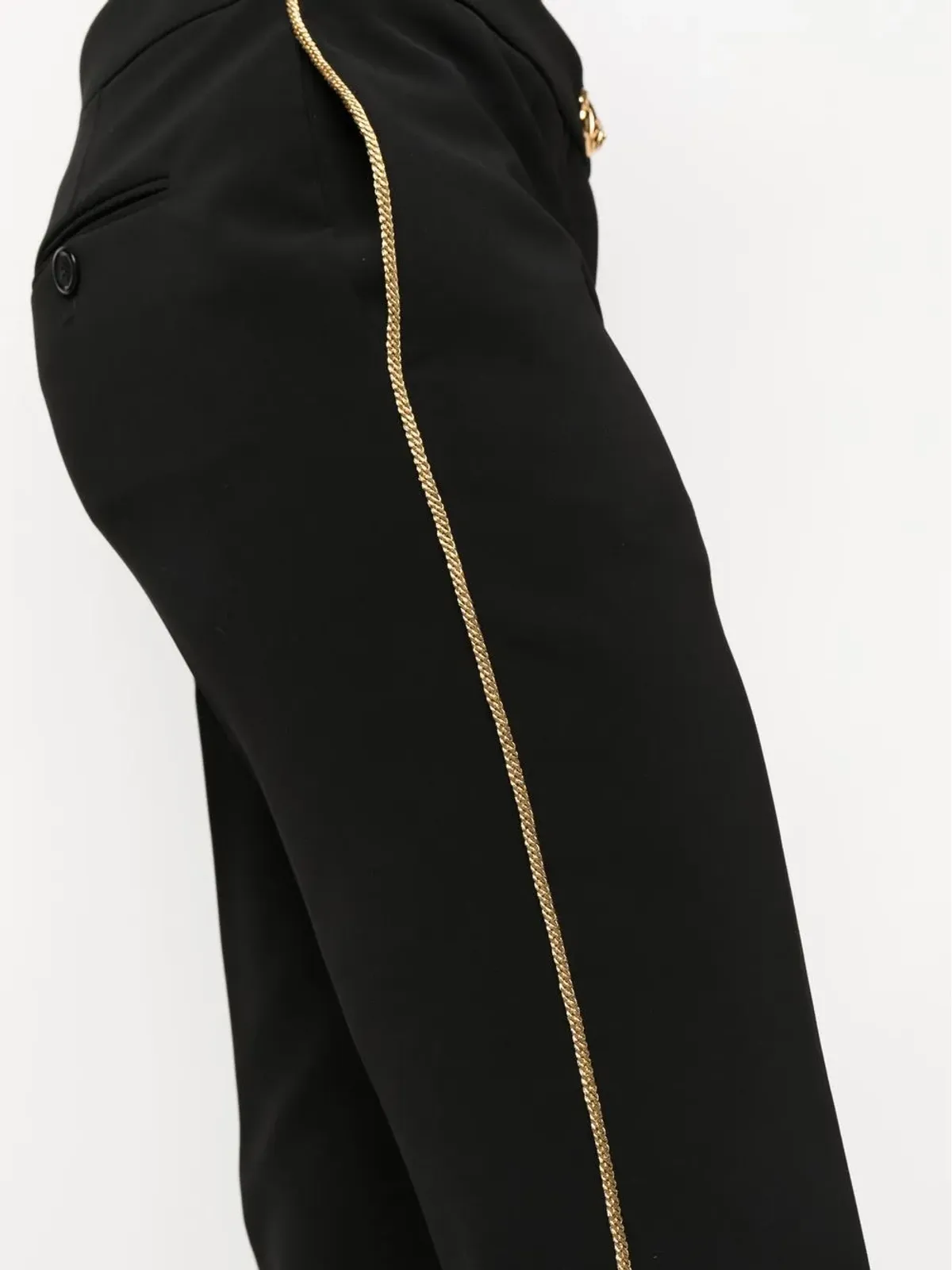 Moschino テーパードサイドストライプパンツ - 画像5